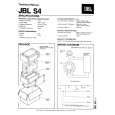 JBL JBLS4 Service Manual