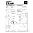 JBL JBL3800 Service Manual