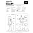 JBL SVA1600 Service Manual